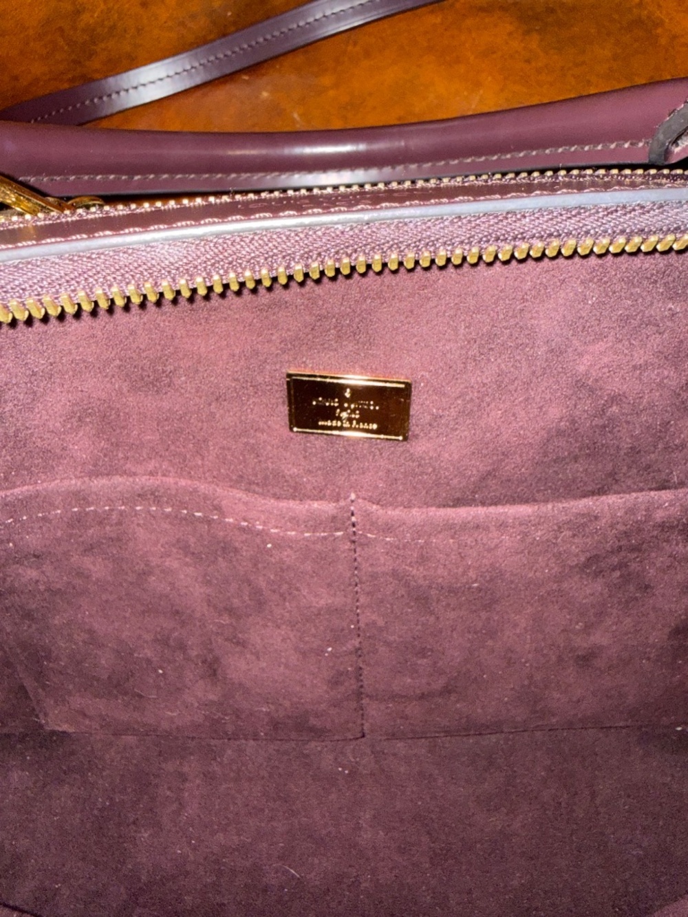 Louis Vuitton Monogram Vernis Melrose Bag in Amarante - Picture 14 of 16